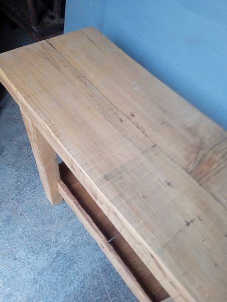 Workbench 120cm old solid wood
