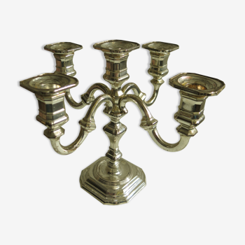 Five-arm chandelier from BMF West-Germany