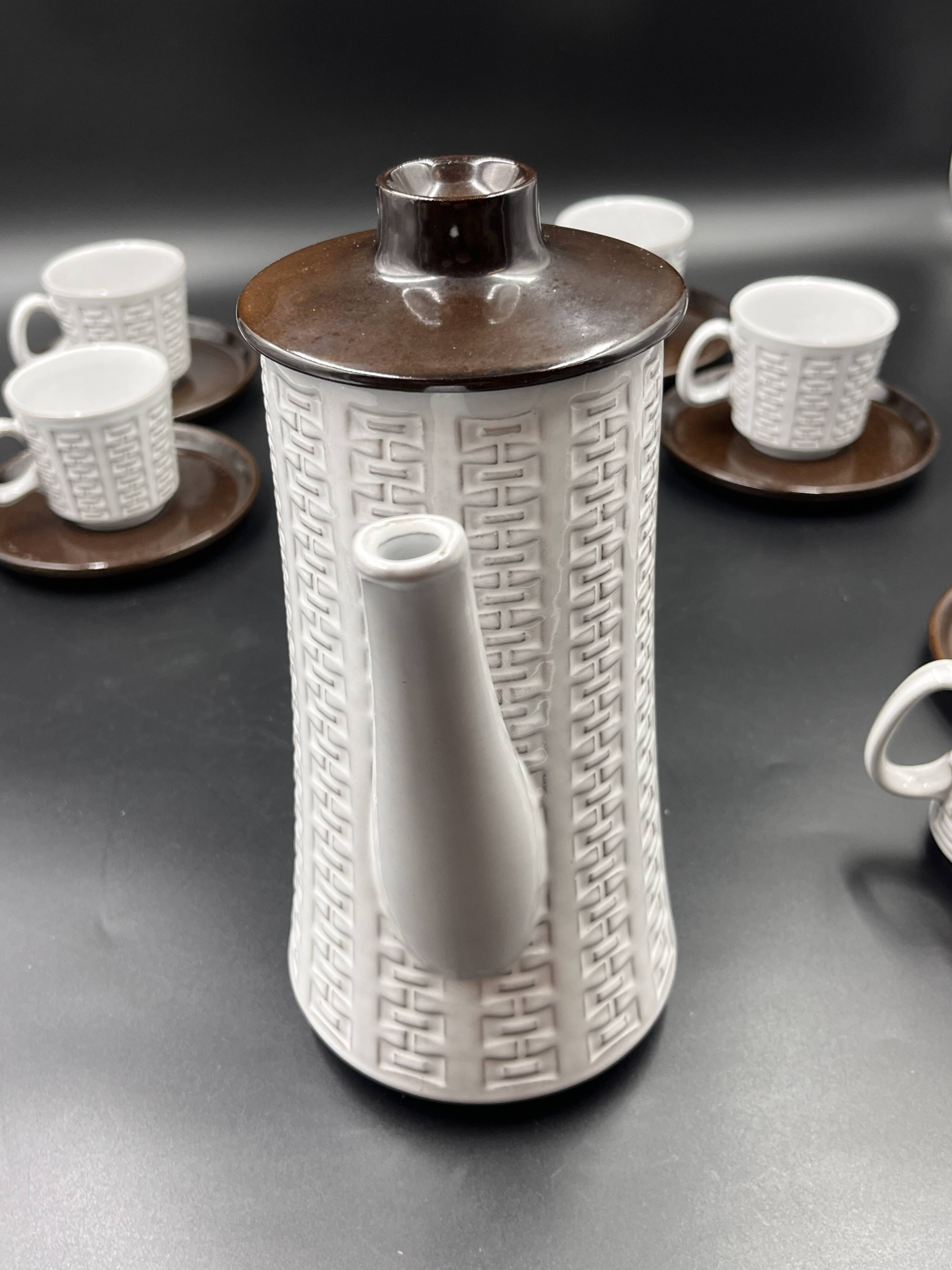 Ceramano coffee service, model: Epsilon by Karl Leuther