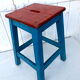 Wooden workshop stool