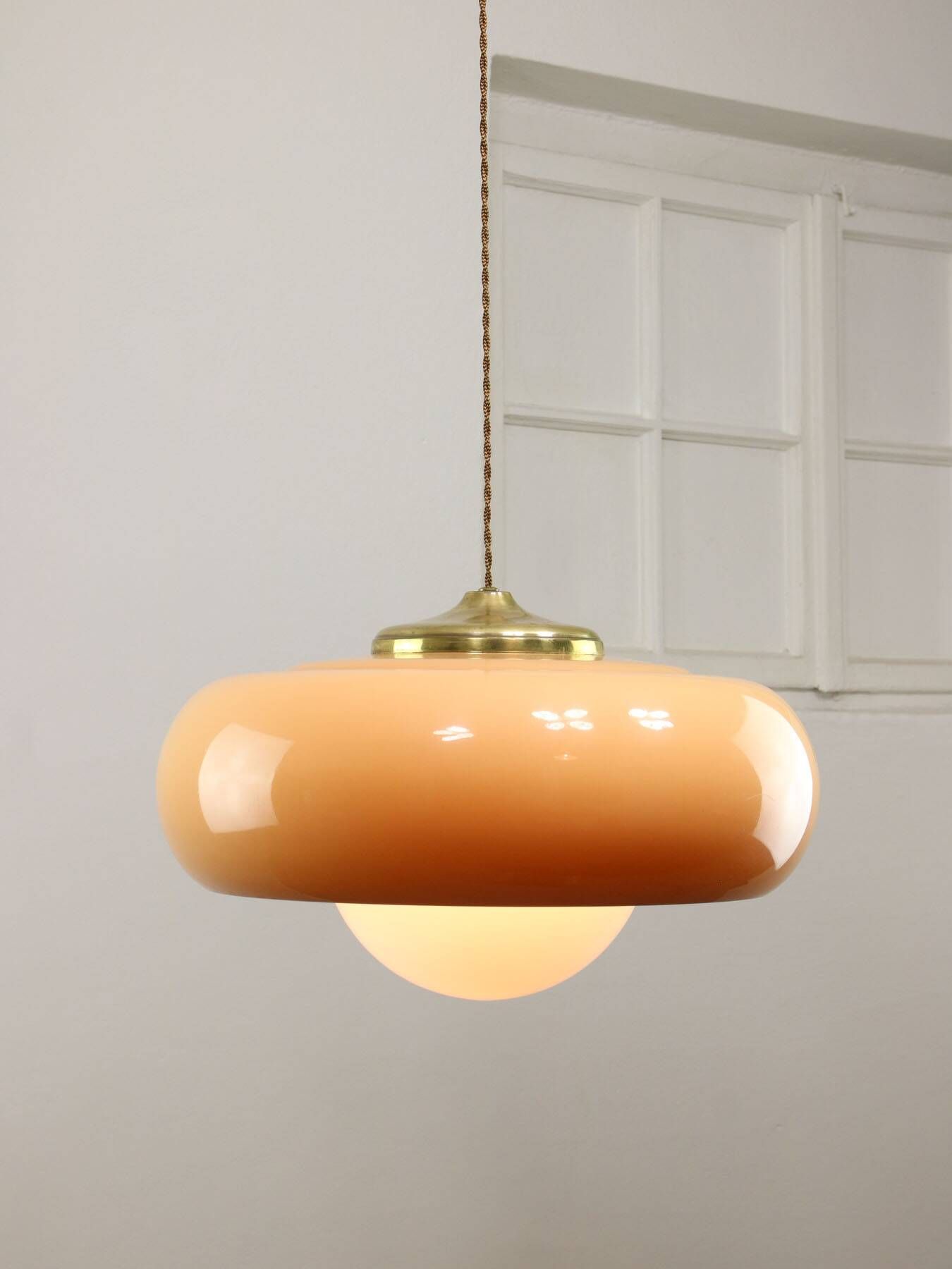 Large Mid-century Modern Pendant Lamp from Guzzini, 1960s