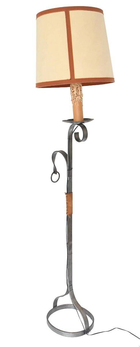 Wrought iron lamp post