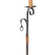 Wrought iron lamp post