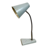 Grey Industrial Gooseneck Table Lamp from Zaos, 1960s