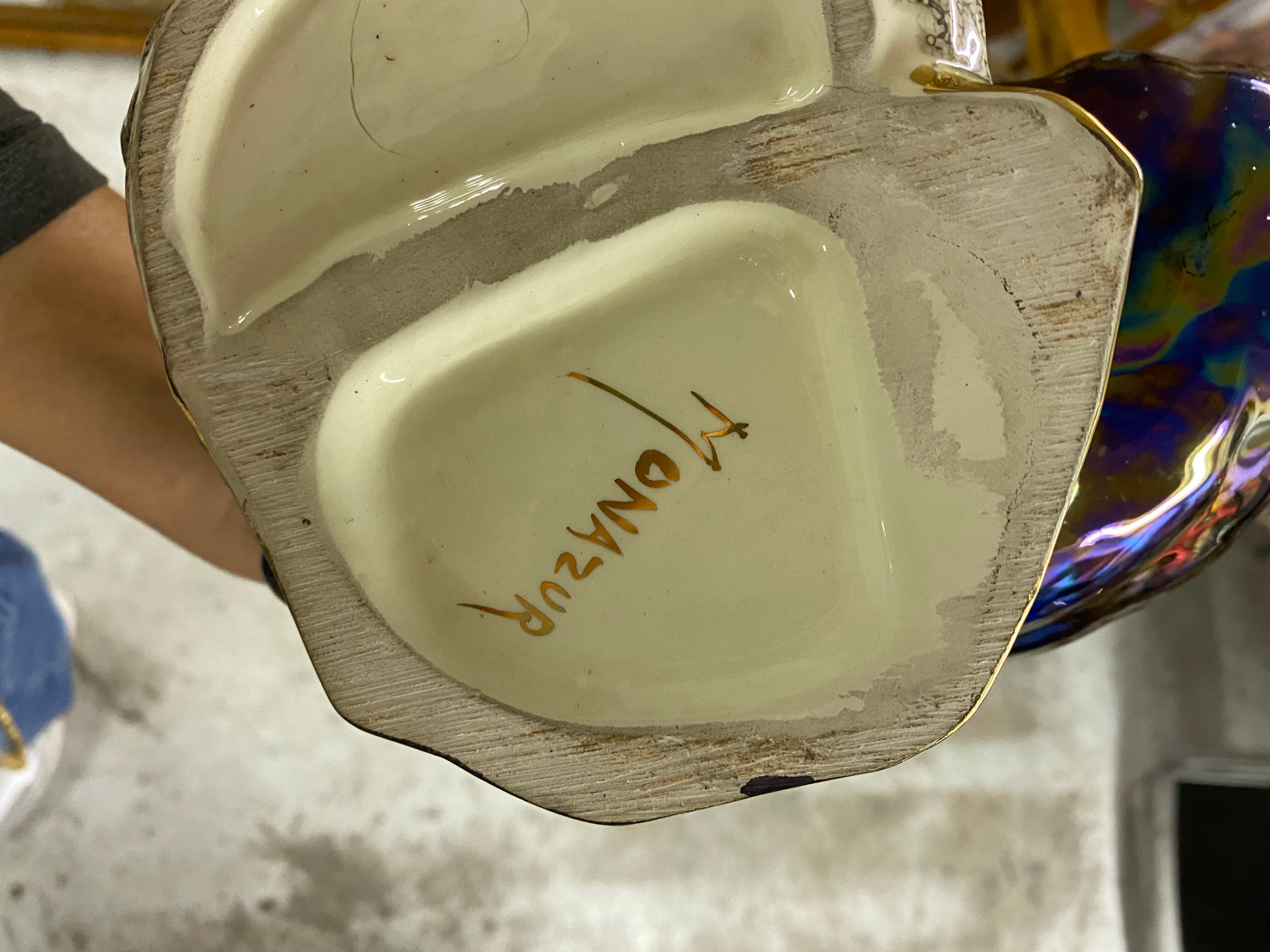 Vallauris ceramic lamp set