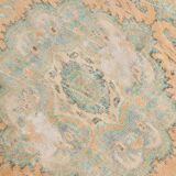 6x9 Pale Orange Oriental Vintage Rug 182x270Cm SK 21429