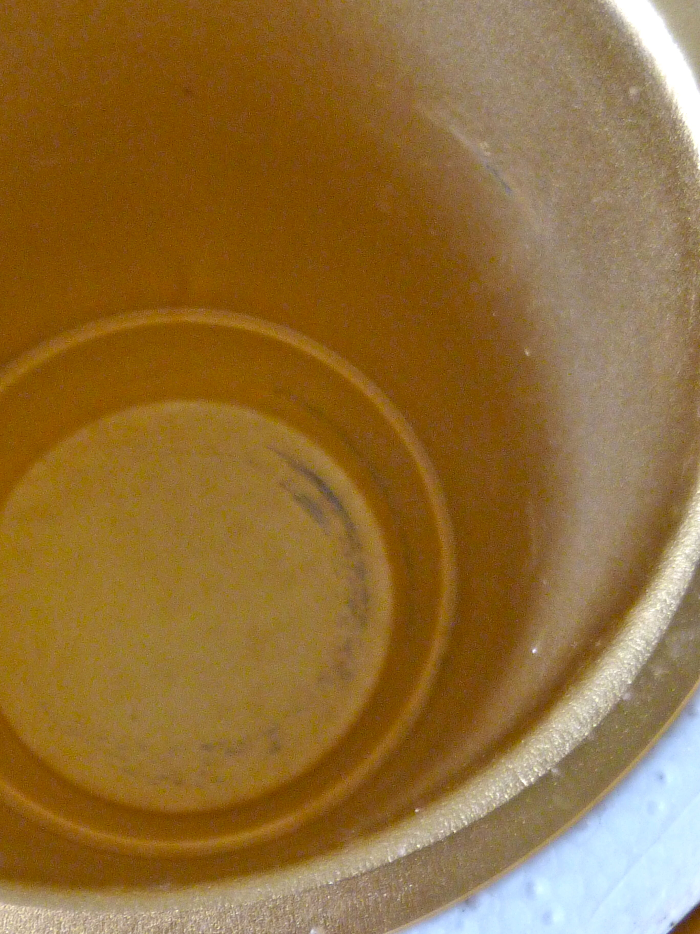 Inalta Luxe France golden aluminum bucket from the 70s
