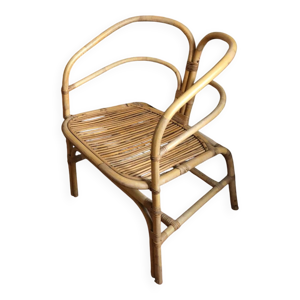 Fauteuil Chaise en rotin - osier