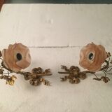 2 art deco wall wall light