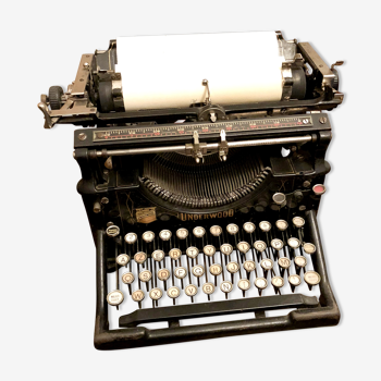 Machine à écrire Underwood année 1899