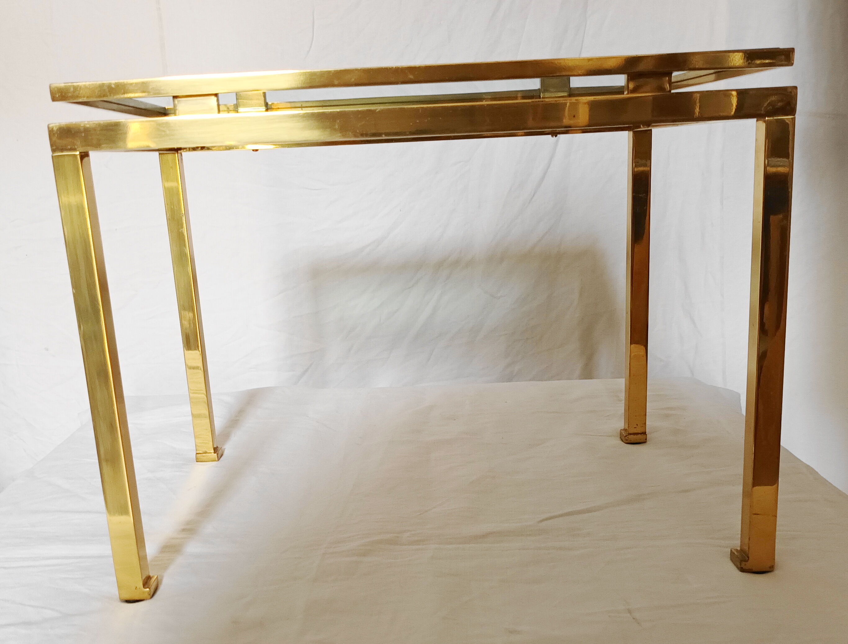 2 nesting tables by Guy Lefèvre for the Maison Jansen of the 70s