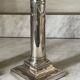 pair of Victorian style silver-plated candlesticks