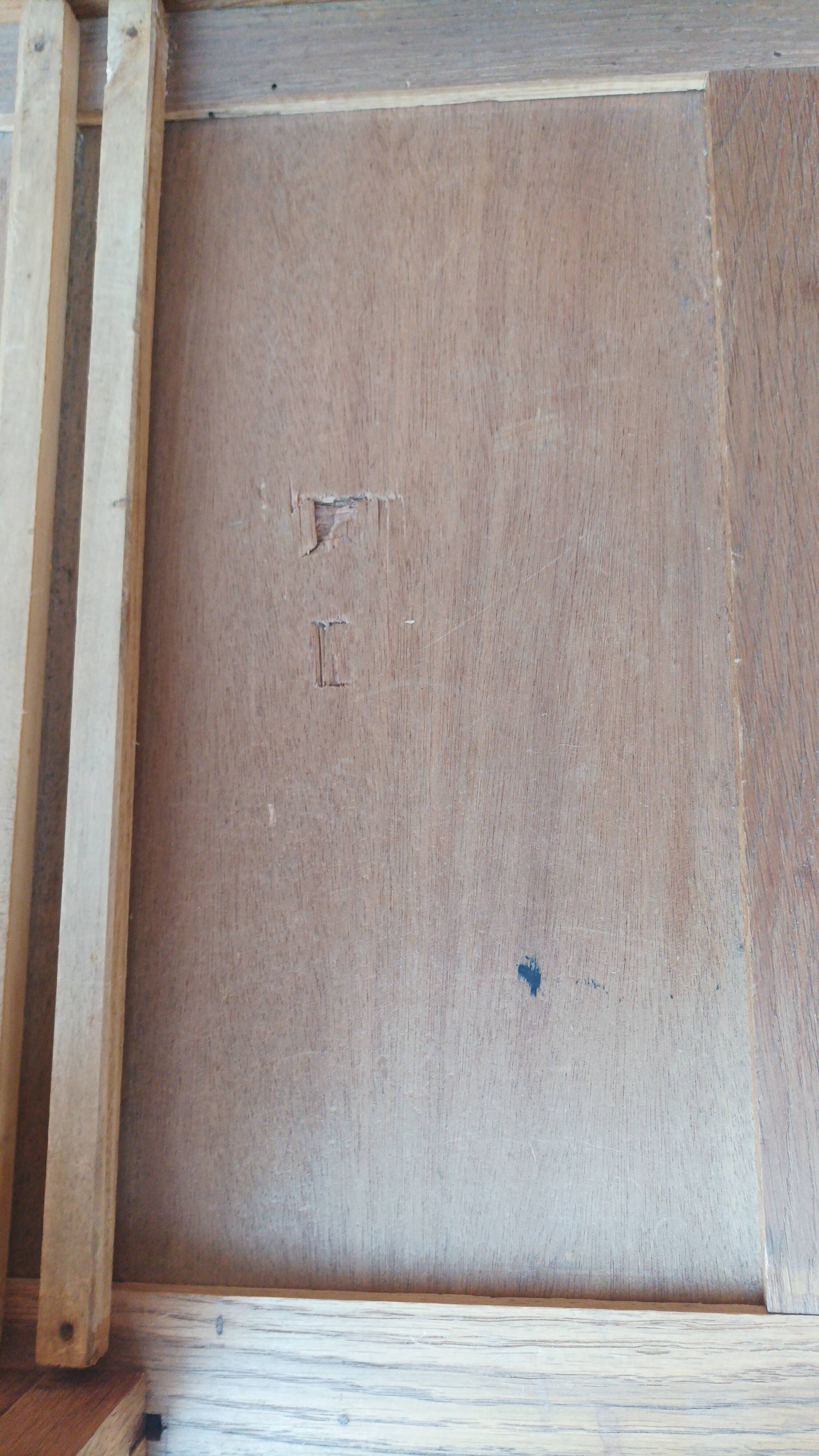 Vintage oak wardrobe