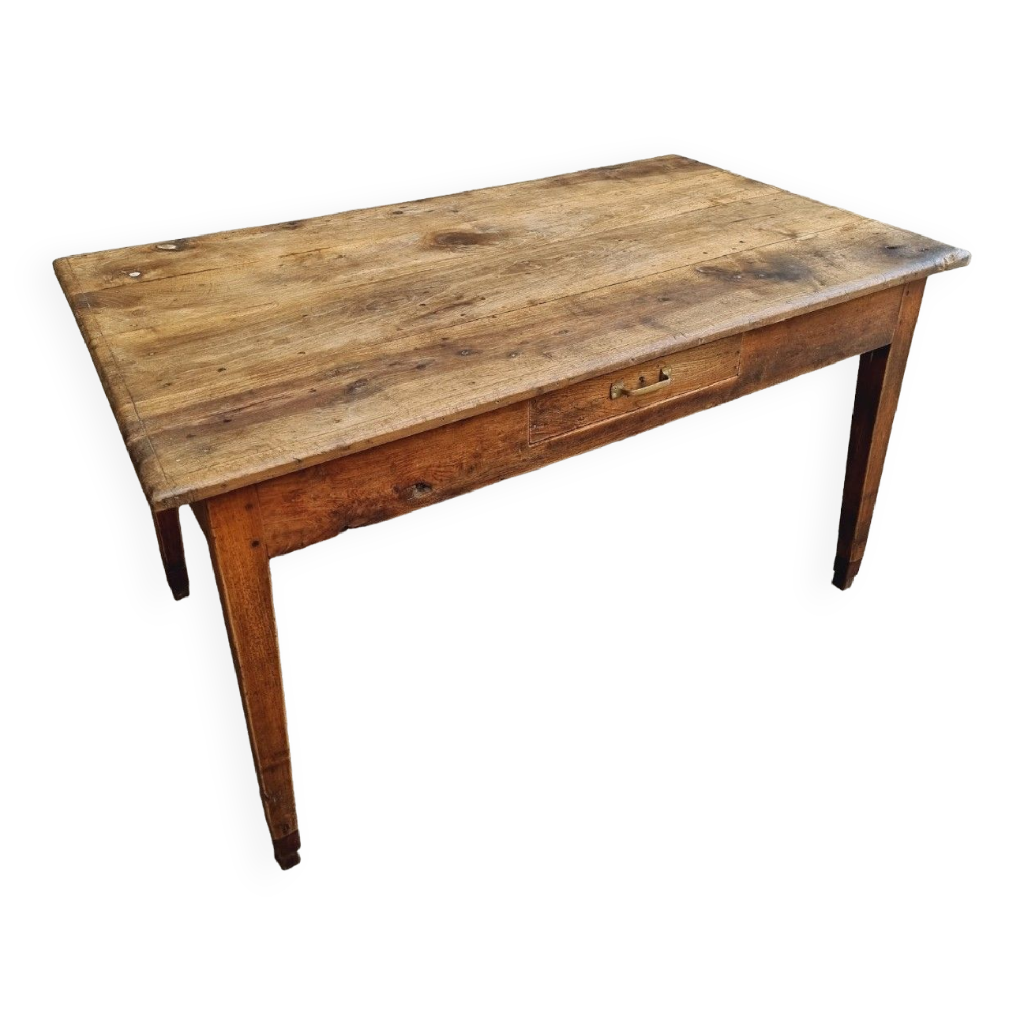 Antique farmhouse table French dining table