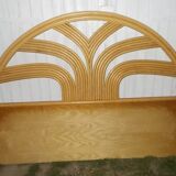 Rattan headboard
