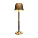 Le Dauphin lamp in silver and gold metal