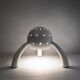 Vintage Space Age table lamp in metal, Italy, 1950s.