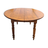 Table 4 legs in oak with 2 extensions