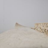 Coffee table in travertin 1980