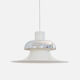 Mandalay White and Silver Pendant Lamp by Andreas Hansen for Louis Poulsen, Denmark