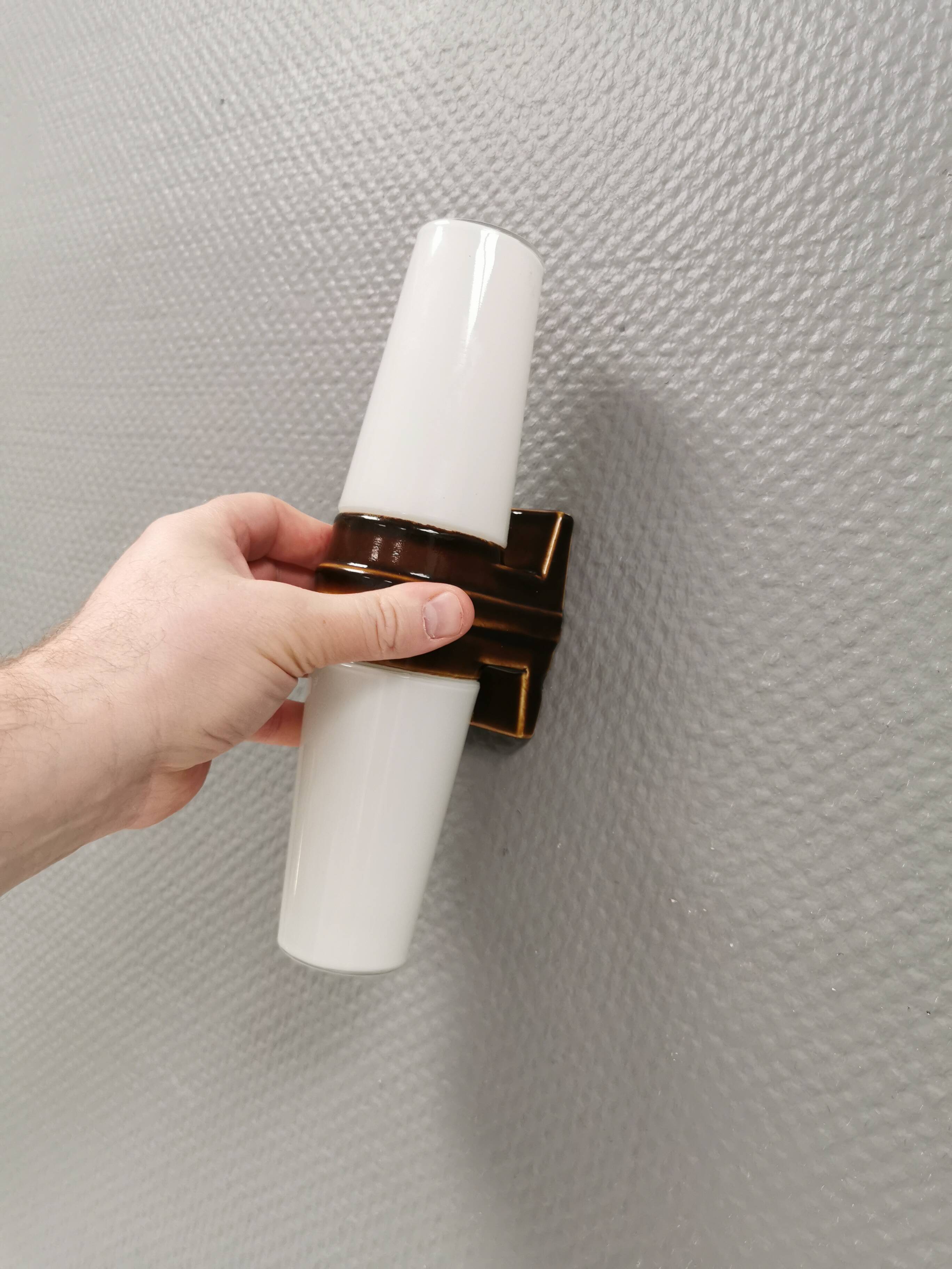 Lampe de salle de bain/mur, par Sigvard Bernadotte pour Ifö Suède, modèle 6060.