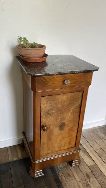 Antique Marble Bedside Table