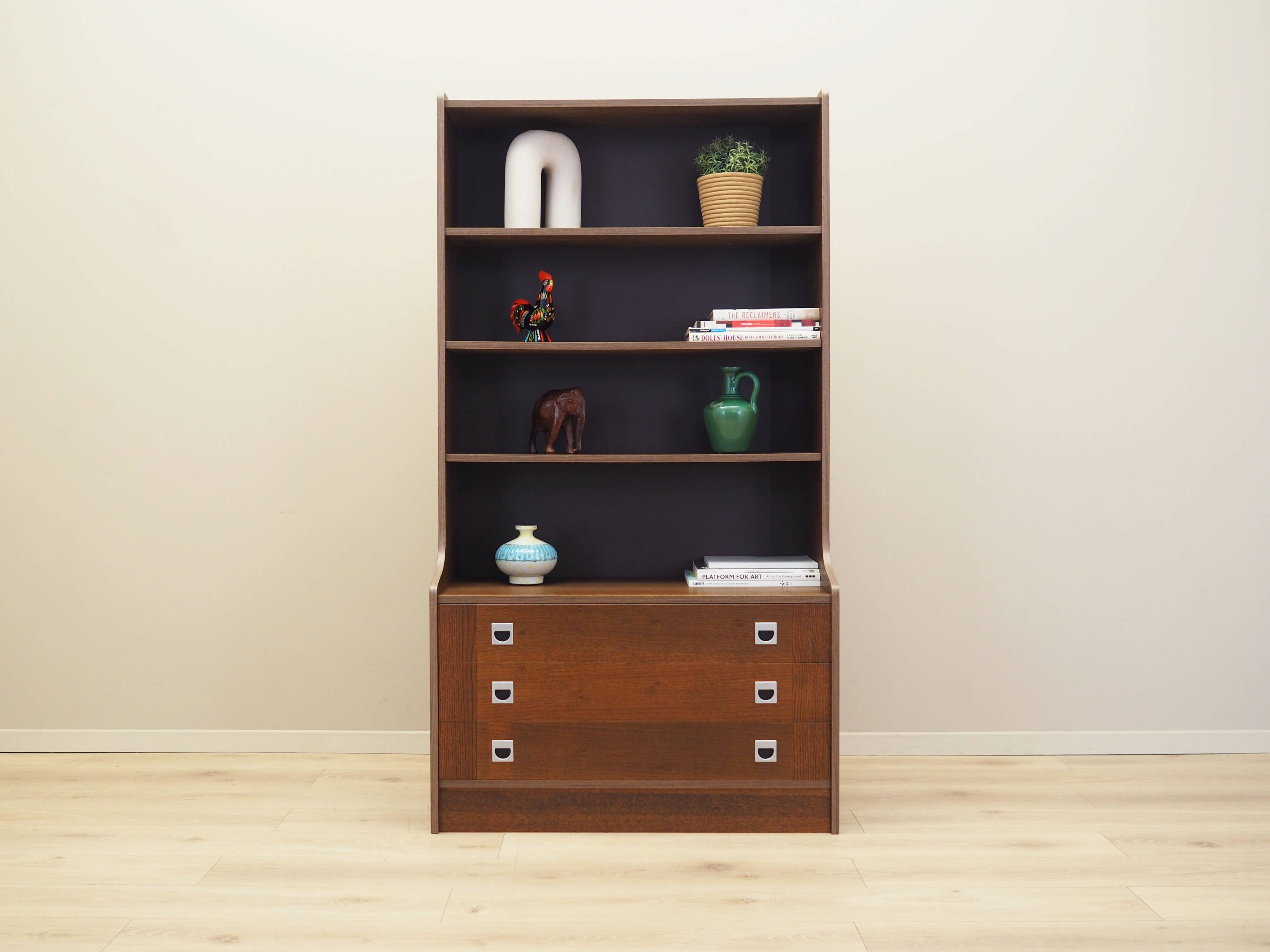 Oak bookcase, Danish design, 1970s, production: Denmark