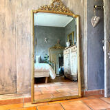 Antique gilded mirror Louis-Philippe Louis XVI