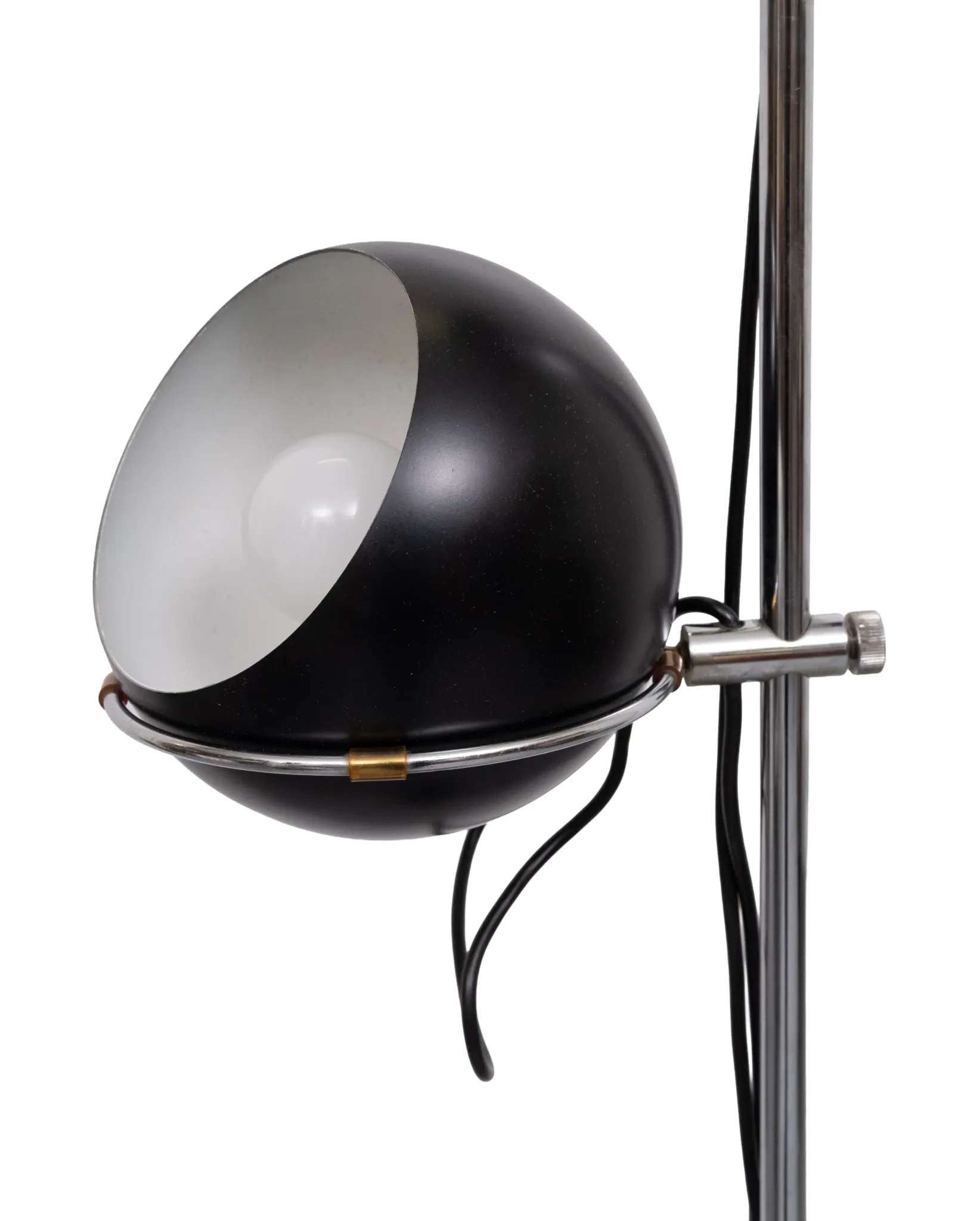 Lampe de sol Space Ace double œil Ball années 1970 Hollande