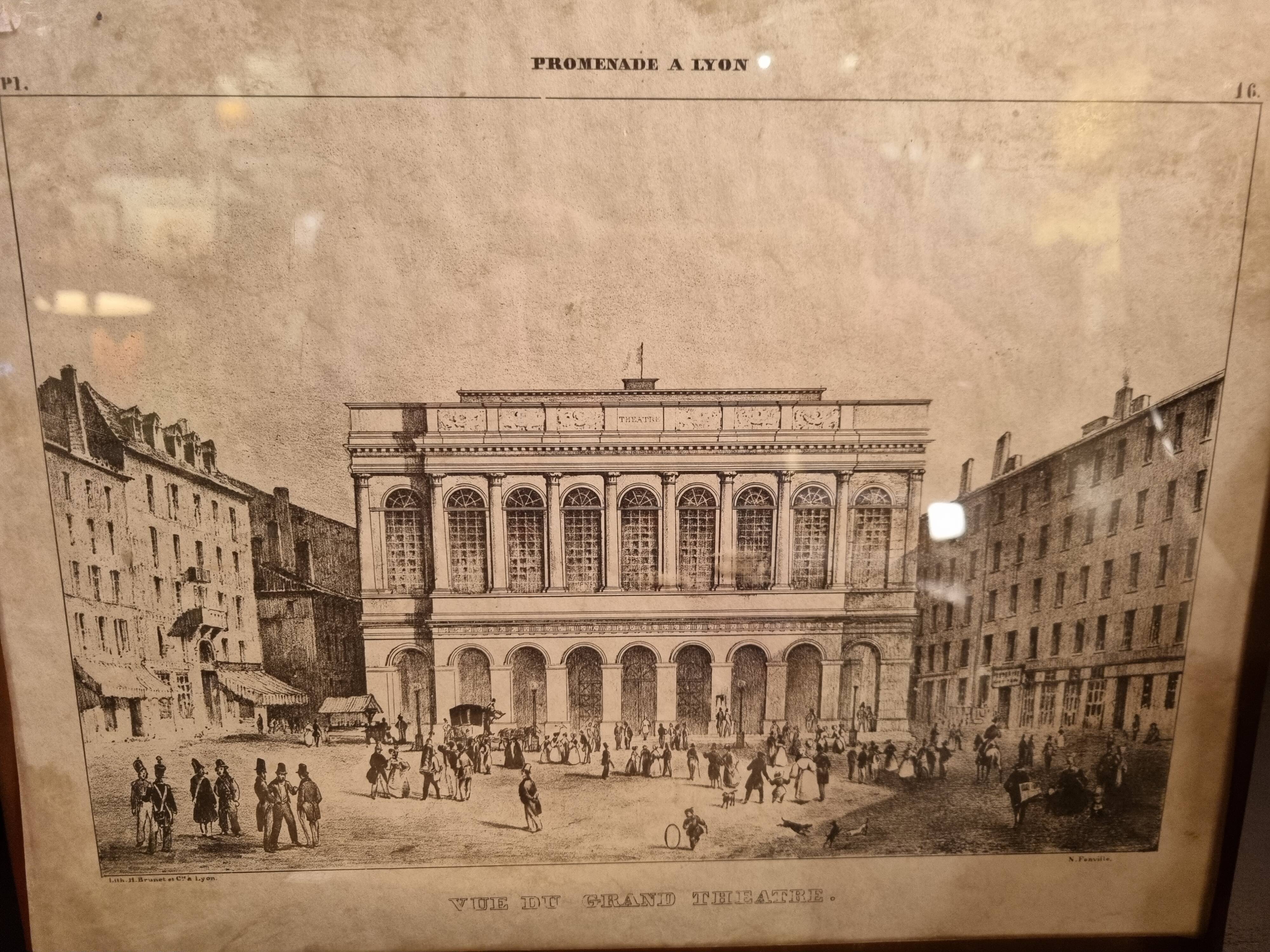 Tableau gravure lyon