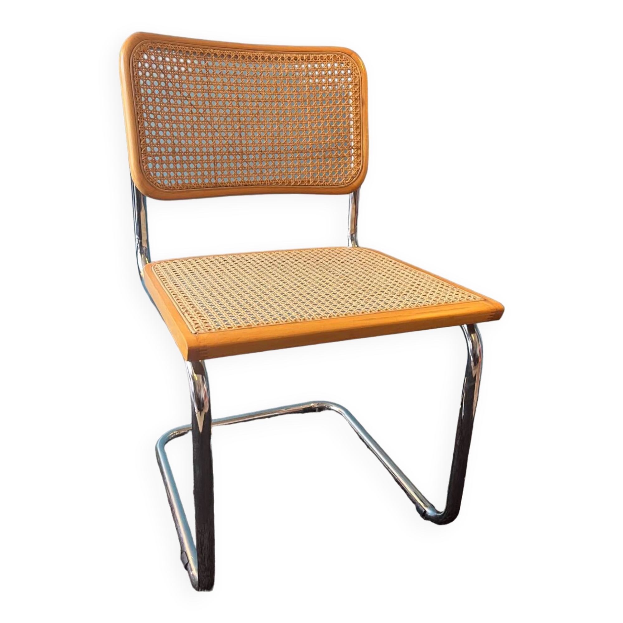 Marcel Breuer chair model B32 honey
