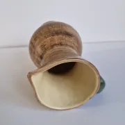 Vintage Saint-Clément ceramic pitcher / carafe - Guilloché decoration