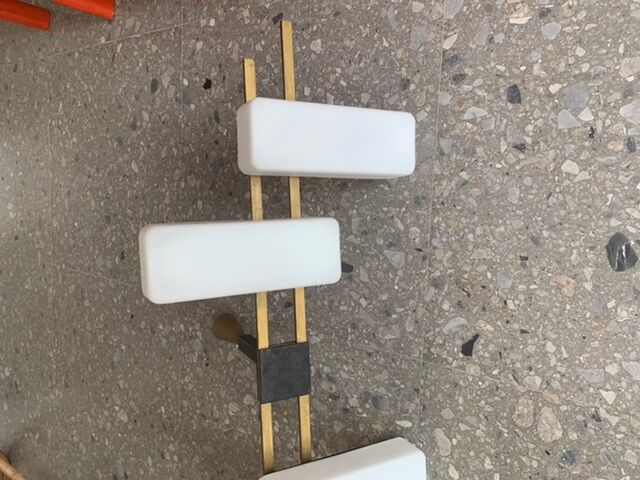 Hanging year 60 metal opaline