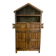 rustic Wabi-Sabi wardrobe in solid beech.