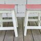 Paire de tabourets bois années 50
