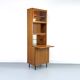 Meuble bar éclairé en teck d'Omann Jun, années 1960