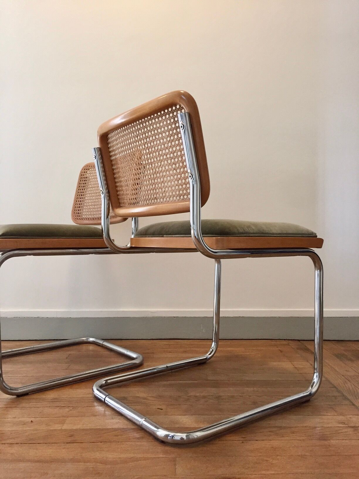 Pair of chairs Cesca, Italian Edition 70 years