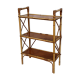 Bamboo and rattan shelf