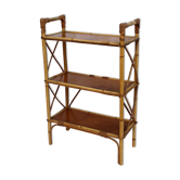 Etagère en bambou et rotin
