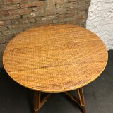 Rattan table