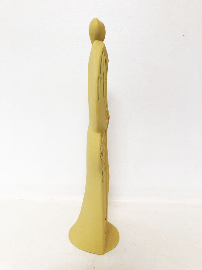 Femme jaune, ceramiche chiminazzo, 1970
