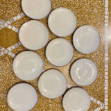 Set of 10 Bavaria dessert plates