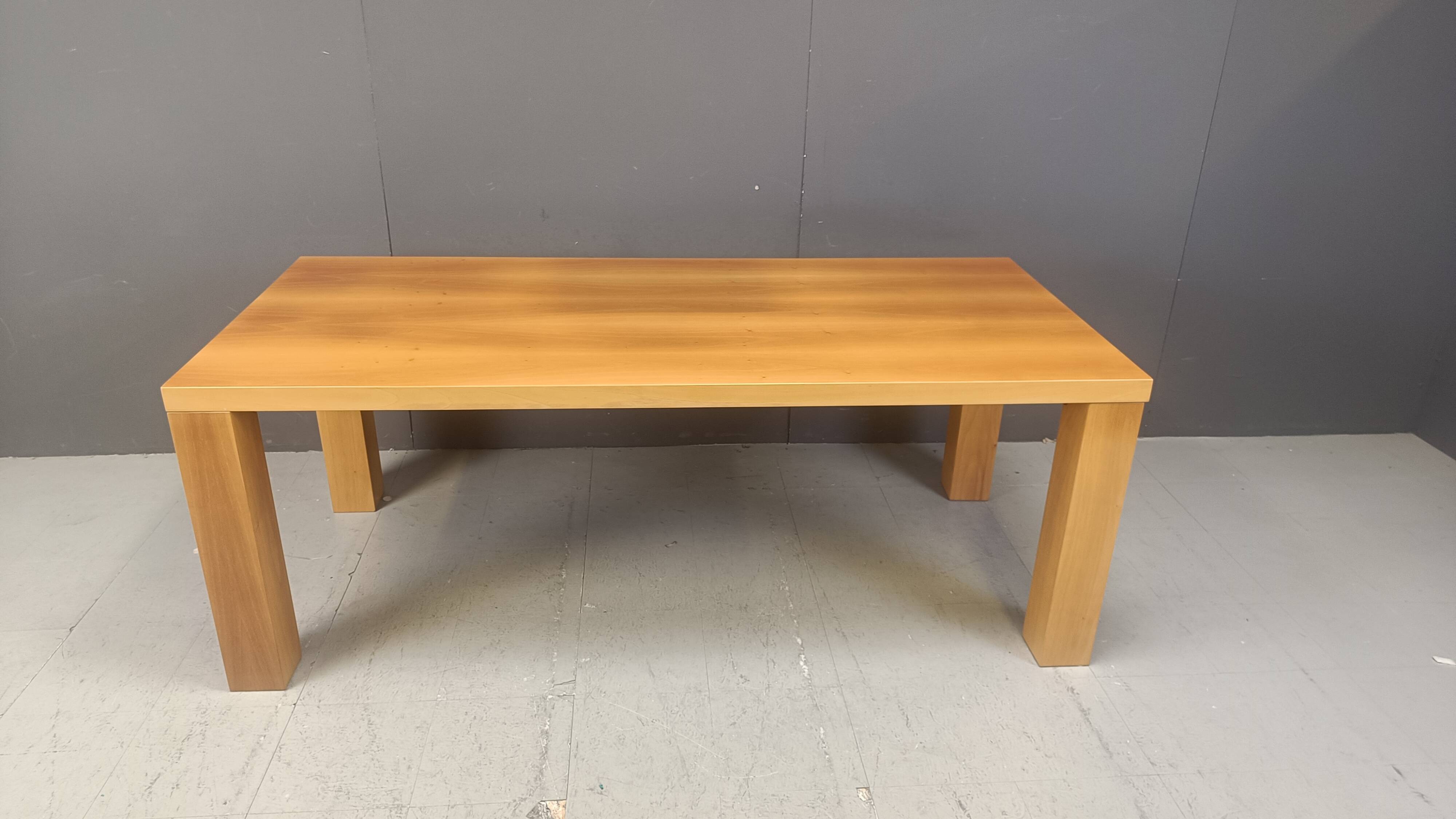 Vintage cattelan Italia Desk or dining table, 1980s