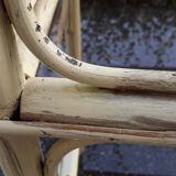 Rattan side table