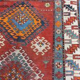 Tapis ancien caucasien Kazak 140x300 cm