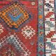 Kazak ancient Caucasian carpet 140x300 cm