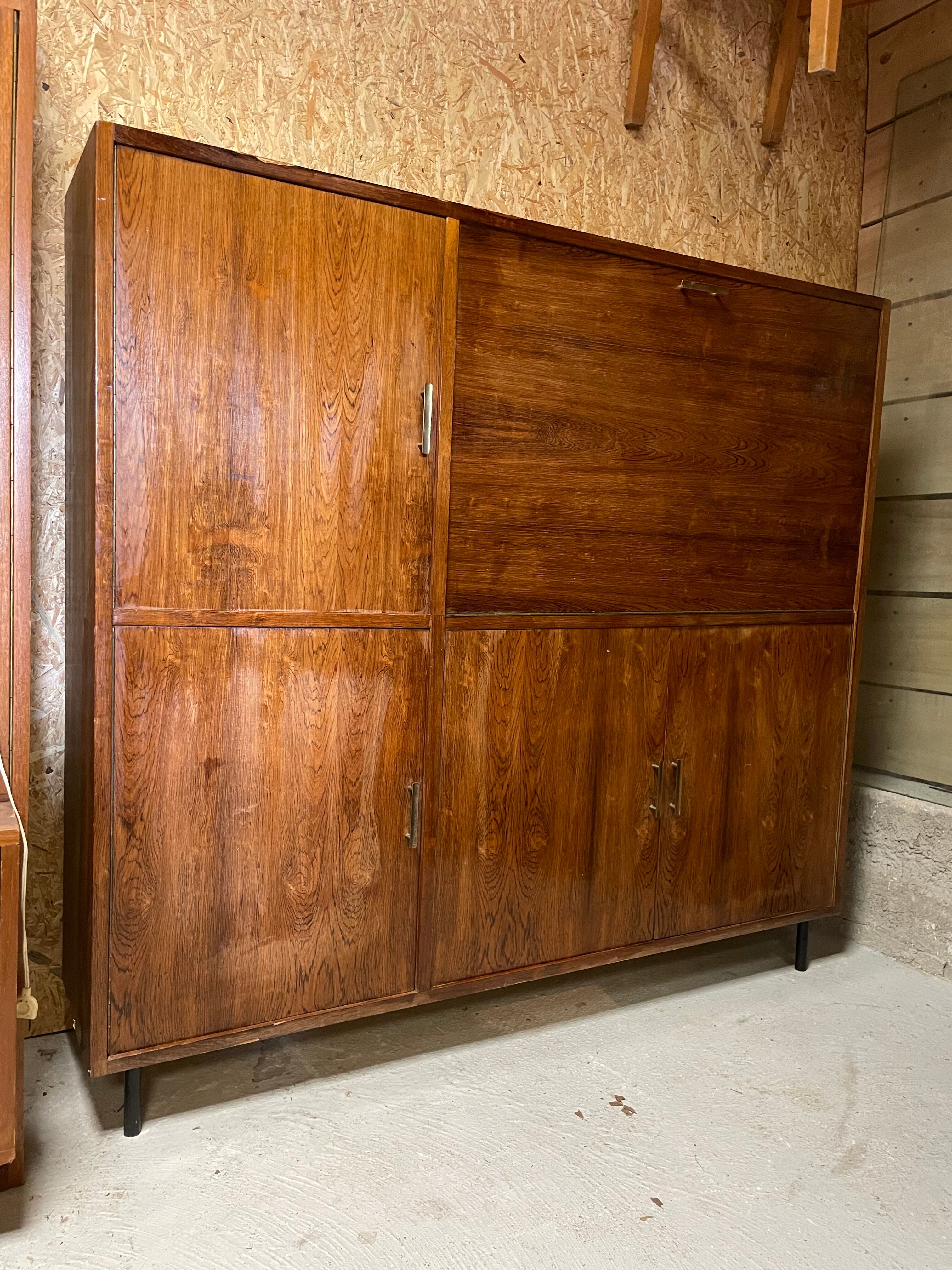 Meuble secrétaire vintage années 60