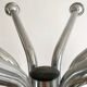 Vintage tubular chrome coat rack, 1970s