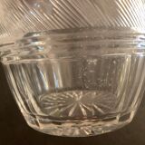 Numbered Baccarat crystal decanter, 3 rings, first part nineteenth century