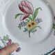 Set of 6 polychrome ironstone dessert plates